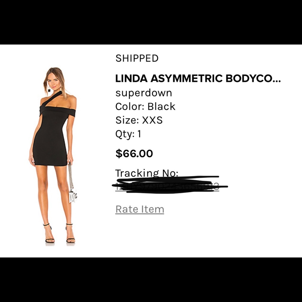 Superdown Black dress